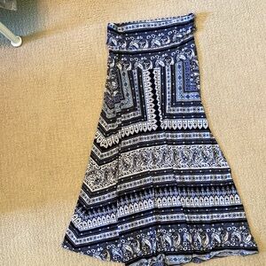 INC long foldover skirt